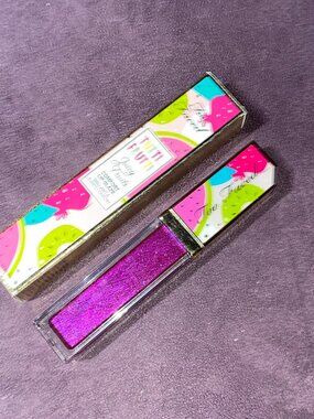 Too Faced Tutti Frutti Juicy Fruits Lip Glaze, Plum Crazy, New in box